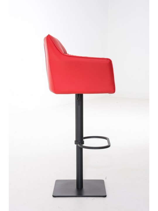 Taburete de bar Damaso B, rojo
