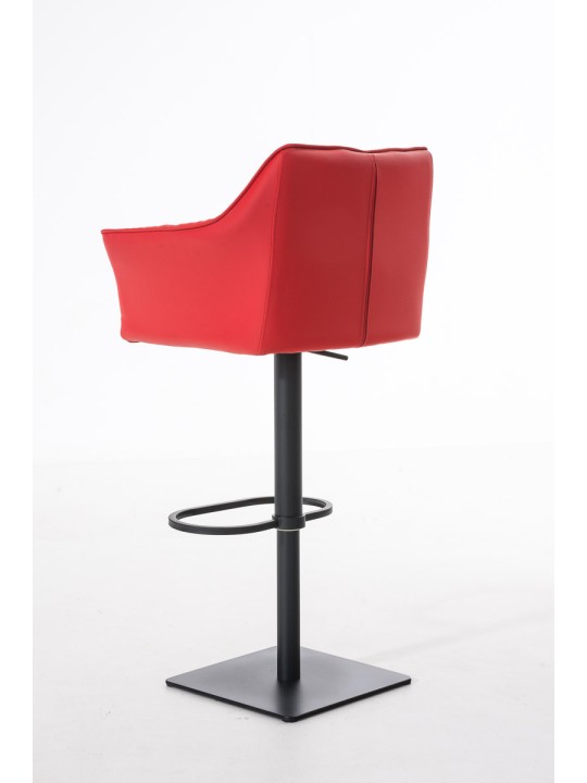 Taburete de bar Damaso B, rojo
