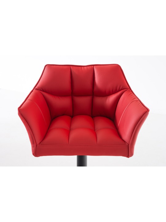 Taburete de bar Damaso B, rojo