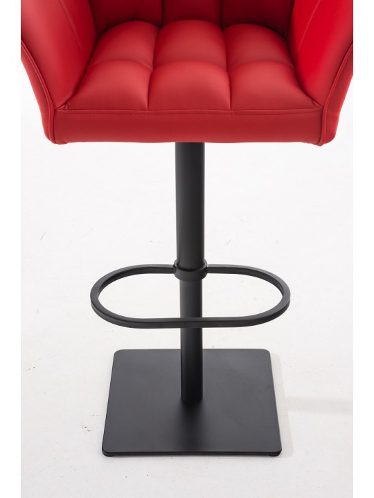Taburete de bar Damaso B, rojo