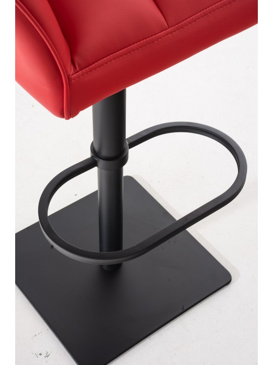 Taburete de bar Damaso B, rojo
