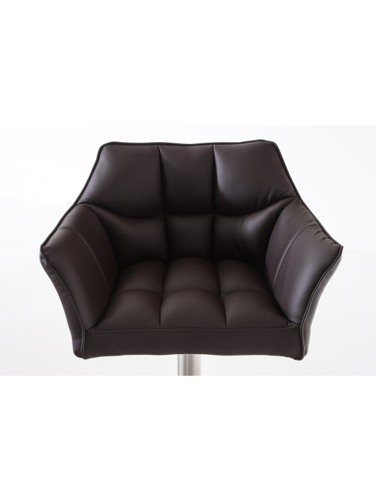 Taburete de bar Damaso E, marrón