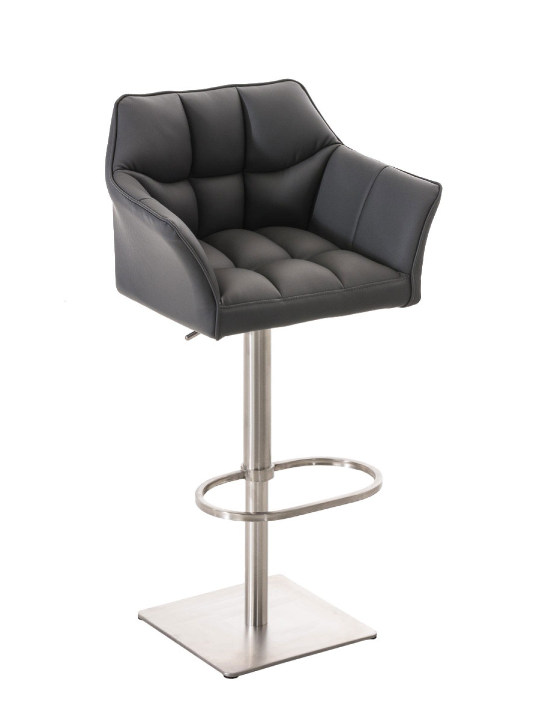 Taburete de bar Damaso E, gris