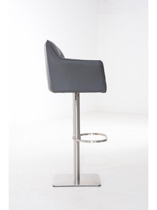 Taburete de bar Damaso E, gris