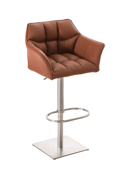 Taburete de bar Damaso E, marrón claro