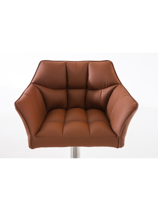 Taburete de bar Damaso E, marrón claro