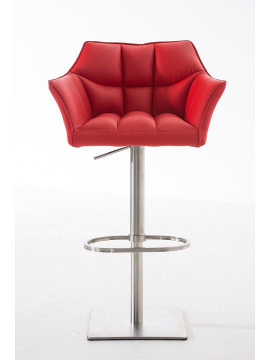Taburete de bar Damaso E, rojo