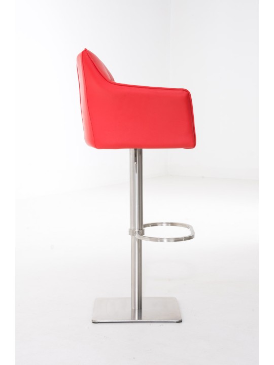 Taburete de bar Damaso E, rojo