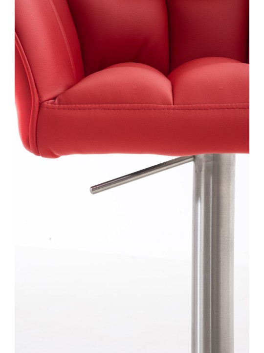 Taburete de bar Damaso E, rojo