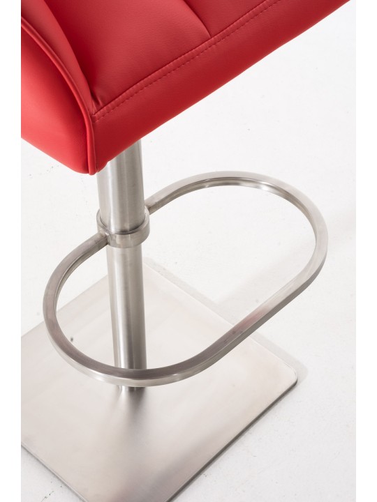 Taburete de bar Damaso E, rojo