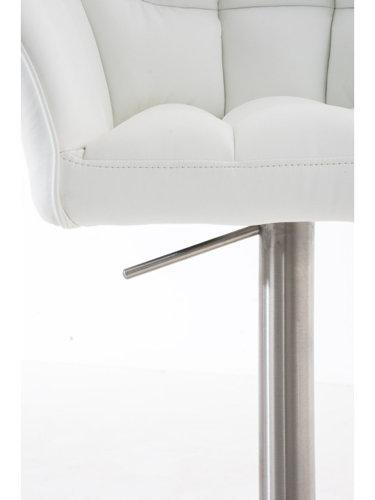 Taburete de bar Damaso E, blanco