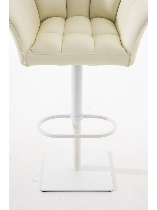 Taburete de bar Damaso W, crema