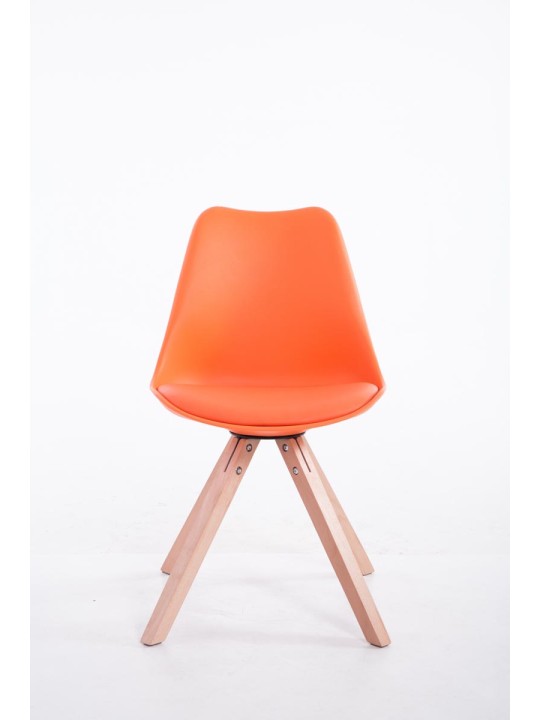 Silla de visita Plaza Toulouse Natura, naranja Silla de visita Plaza Toulouse Natura, naranja