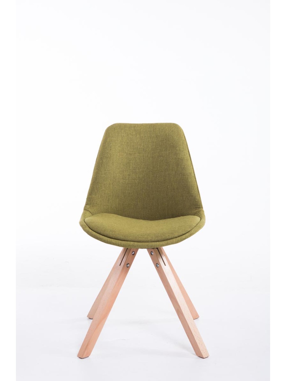 Silla de visita tela Toulouse Natura Square, verde