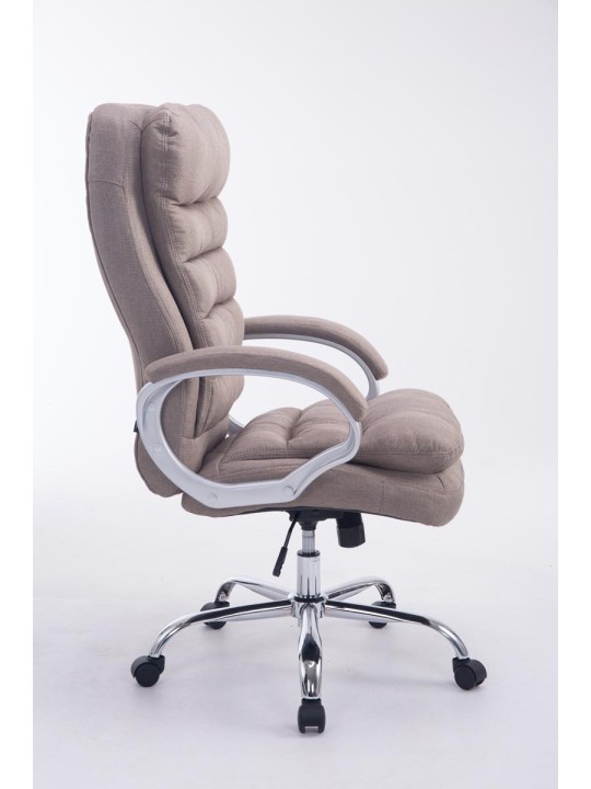 Silla de oficina BIG tela Vancouver, taupe