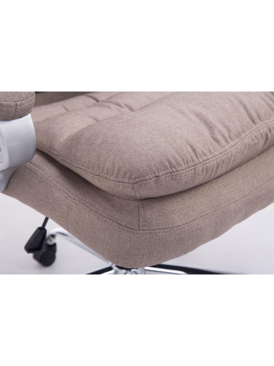 Silla de oficina BIG tela Vancouver, taupe