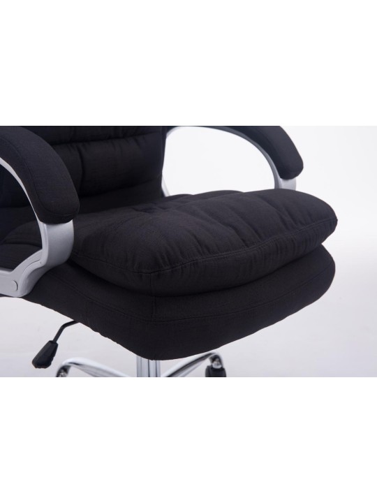 Silla de oficina BIG tela Vancouver, negro