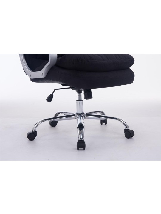 Silla de oficina BIG tela Vancouver, negro