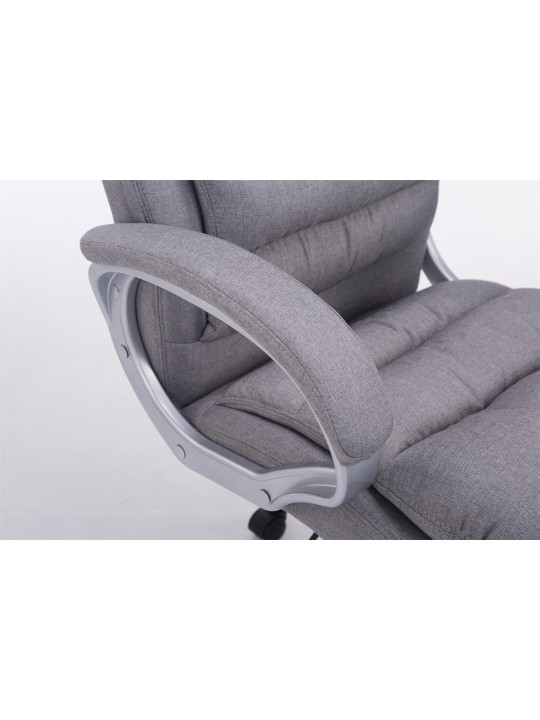 Silla de oficina BIG tela Vancouver, gris