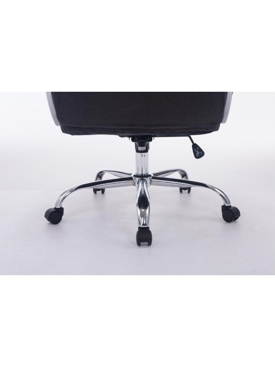 Silla de oficina BIG tela Vancouver, gris oscuro