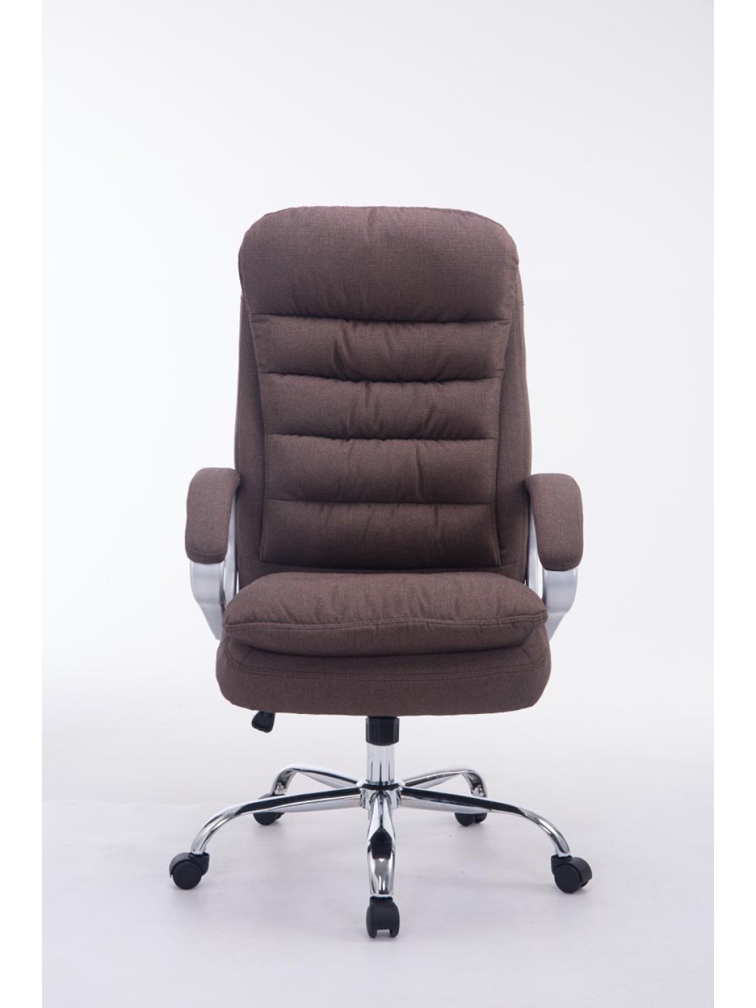 Silla de oficina BIG tela Vancouver, marrón