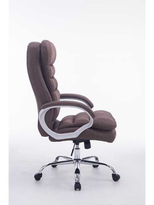 Silla de oficina BIG tela Vancouver, marrón