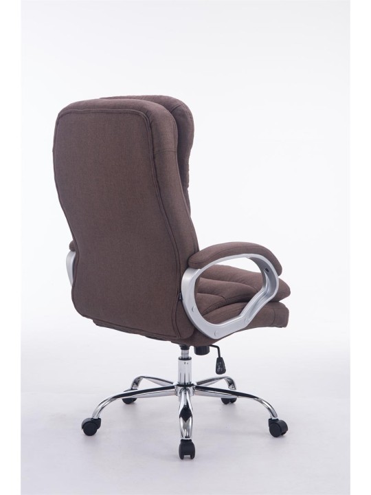 Silla de oficina BIG tela Vancouver, marrón