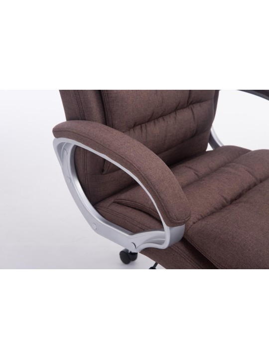 Silla de oficina BIG tela Vancouver, marrón