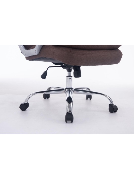 Silla de oficina BIG tela Vancouver, marrón