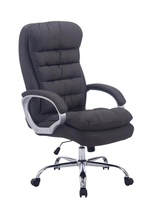 Silla de oficina BIG tela Vancouver, gris oscuro