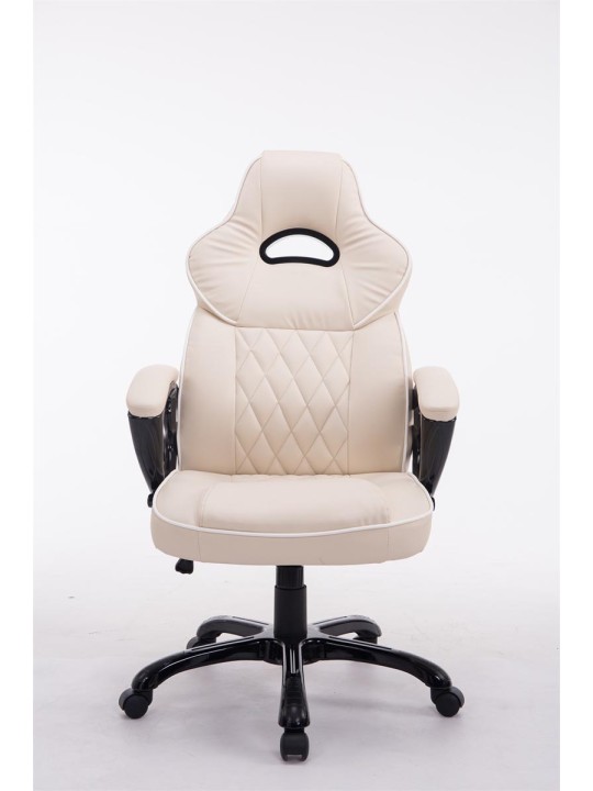 Silla de oficina BIG XXX, crema