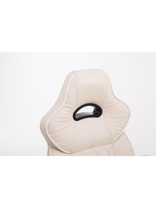 Silla de oficina BIG XXX, crema