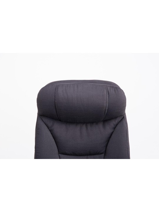 Silla de oficina XL tela Troy, negro