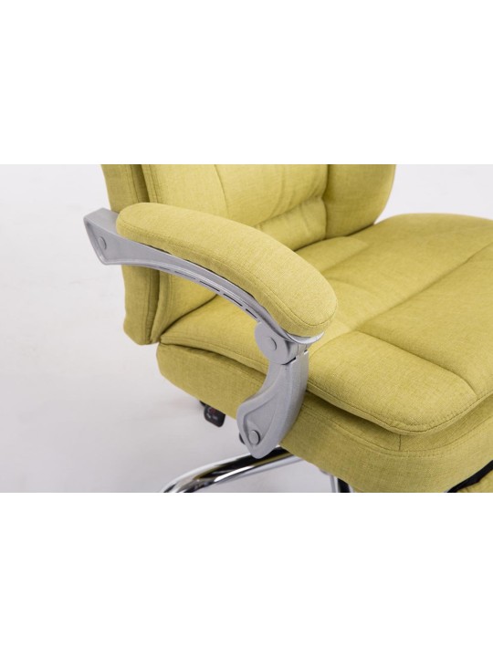 Silla de oficina XL tela Troy, verde