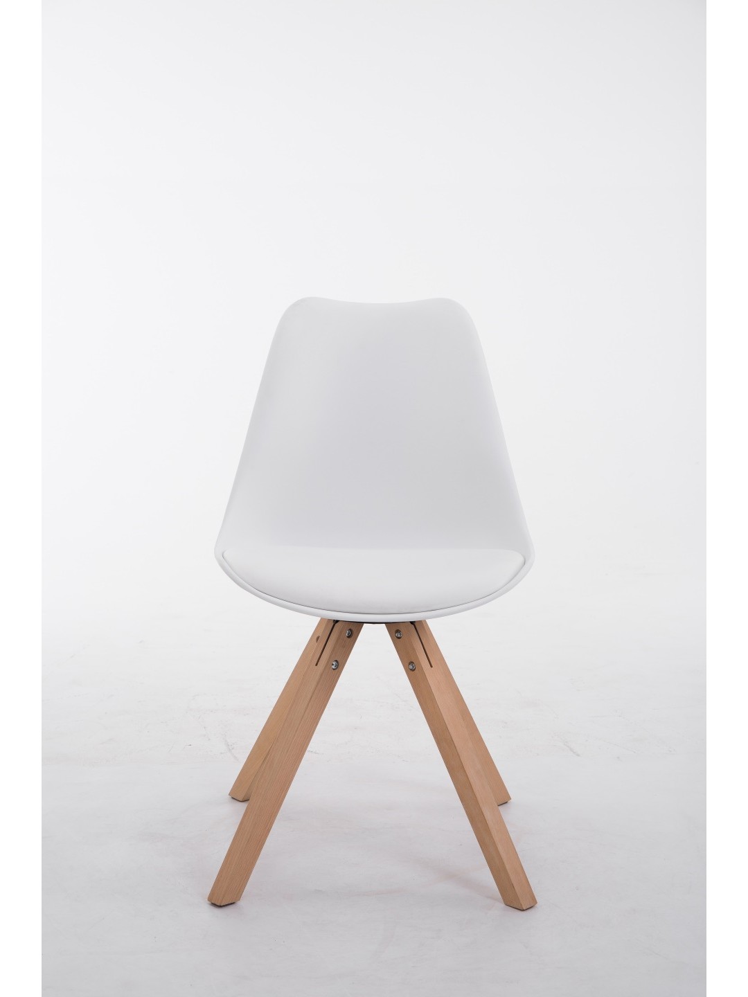 Silla de visita Plaza Toulouse Natura, blanco