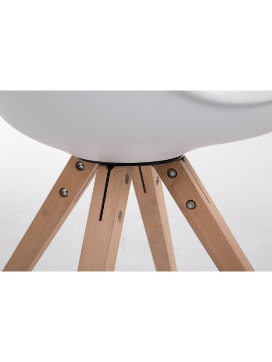 Silla de visita Plaza Toulouse Natura, blanco Silla de visita Plaza Toulouse Natura, blanco