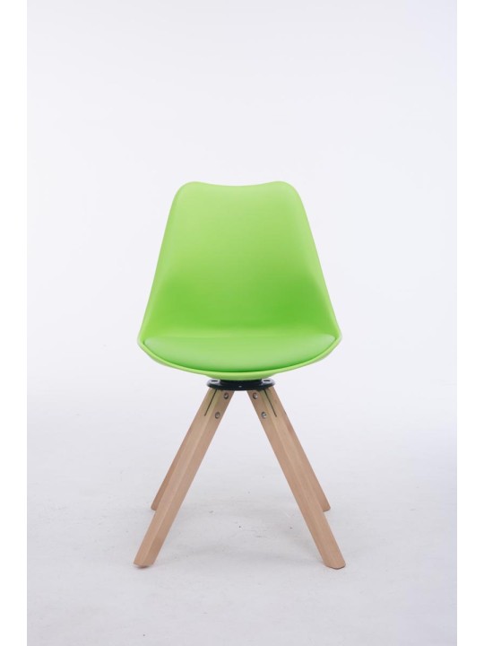 Silla de visita giratoria Troyes Natura Square, verde