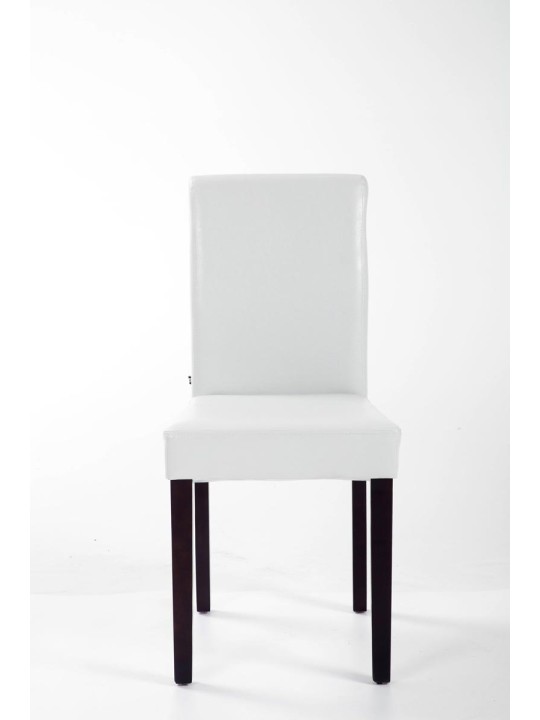 Silla de comedor Ina marrón claro, blanco