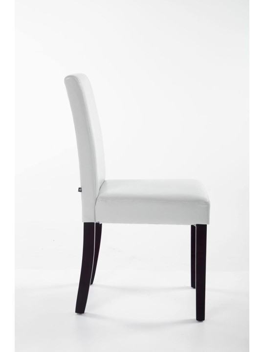 Silla de comedor Ina marrón claro, blanco