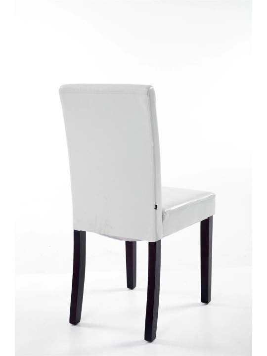 Silla de comedor Ina marrón claro, blanco