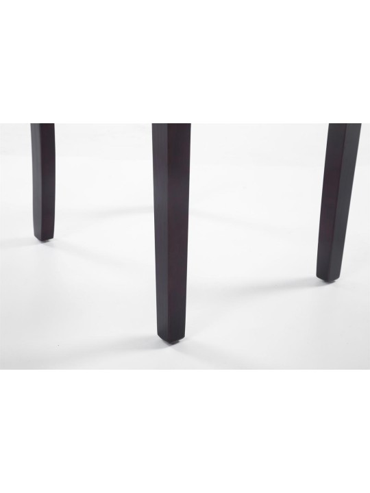 Silla de comedor Ina marrón claro, blanco