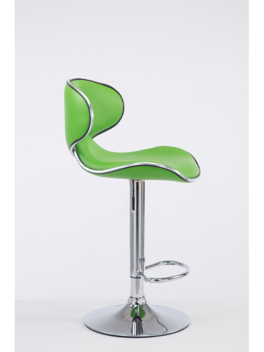 Taburete de bar Las Vegas V2 cromo, verde