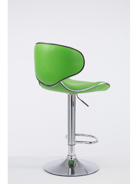 Taburete de bar Las Vegas V2 cromo, verde