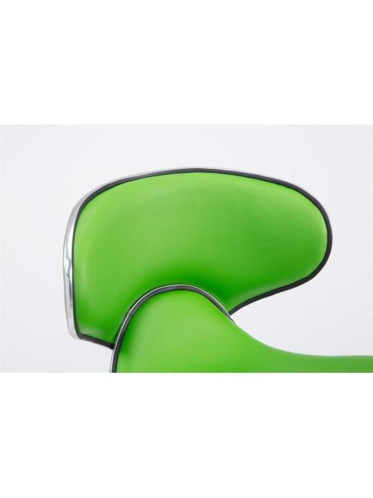 Taburete de bar Las Vegas V2 cromo, verde