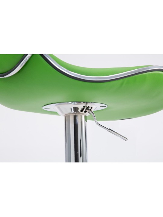Taburete de bar Las Vegas V2 cromo, verde
