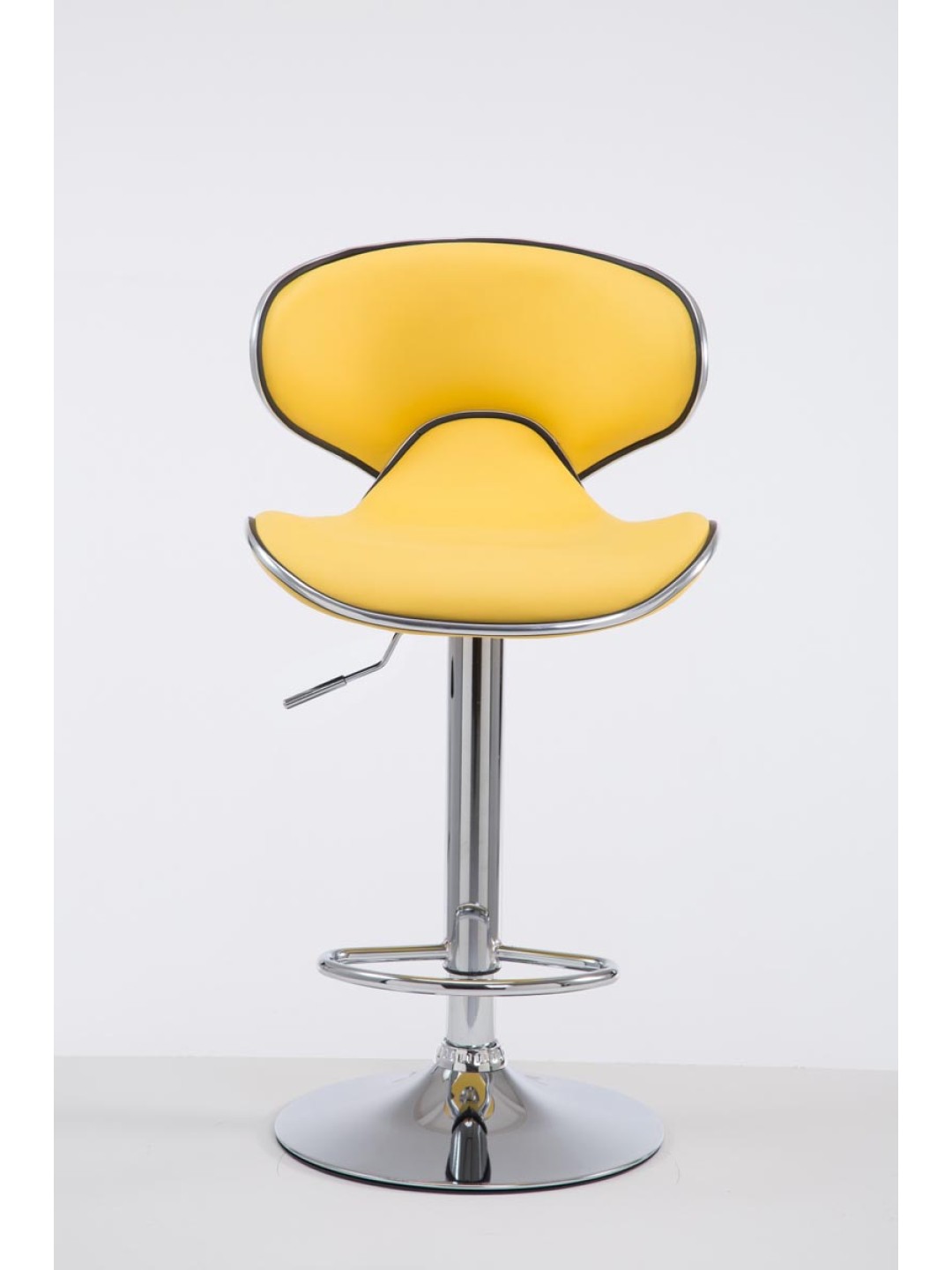 Taburete de bar Las Vegas V2 cromo, amarillo