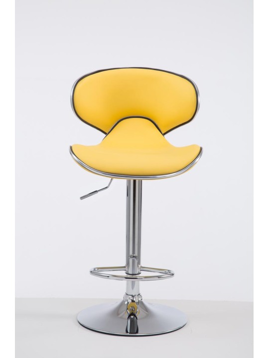 Taburete de bar Las Vegas V2 cromo, amarillo Taburete de bar Las Vegas V2 cromo, amarillo