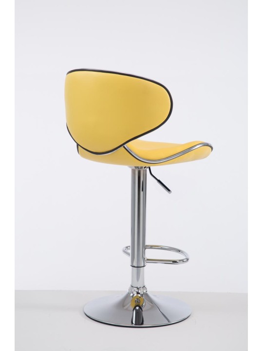 Taburete de bar Las Vegas V2 cromo, amarillo Taburete de bar Las Vegas V2 cromo, amarillo