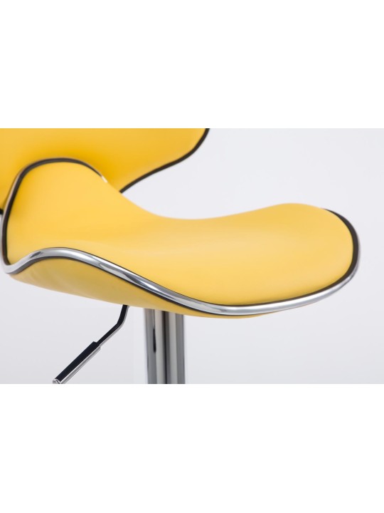 Taburete de bar Las Vegas V2 cromo, amarillo Taburete de bar Las Vegas V2 cromo, amarillo