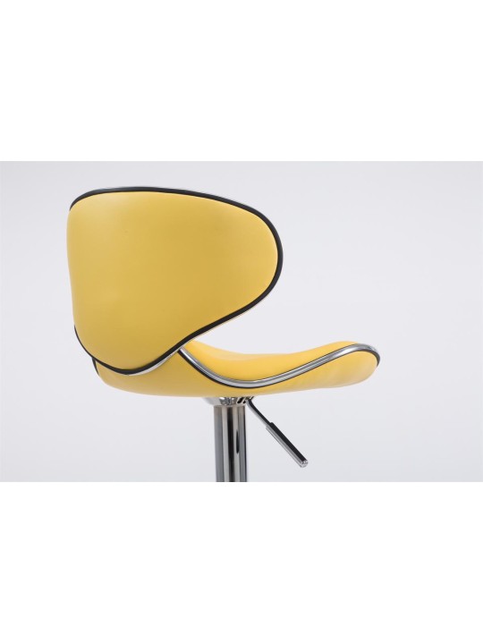 Taburete de bar Las Vegas V2 cromo, amarillo Taburete de bar Las Vegas V2 cromo, amarillo